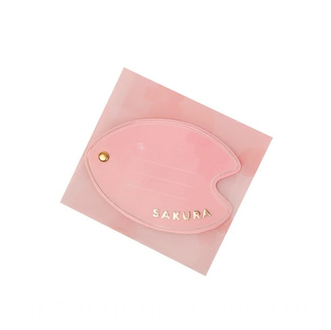 Piccola cartolina d'auguri rosa Small Pink Greeting Card